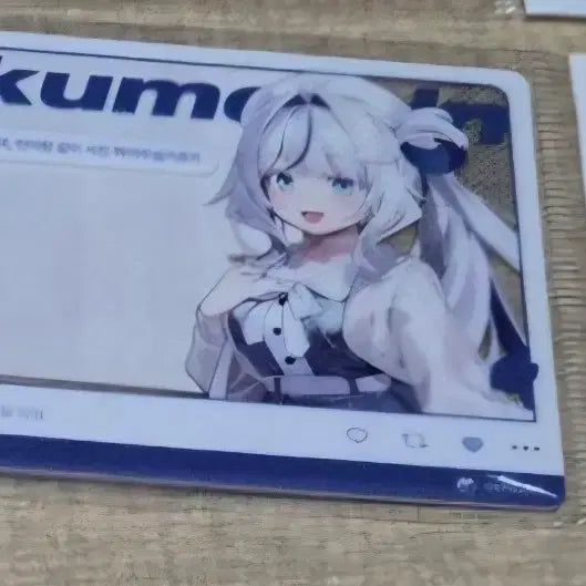[BUNJANG] Stellive Aokumo Rin Spring Date SNS Card / 스텔라이브 봄빛데이트 아오쿠모 린 sns 카드 팝니다