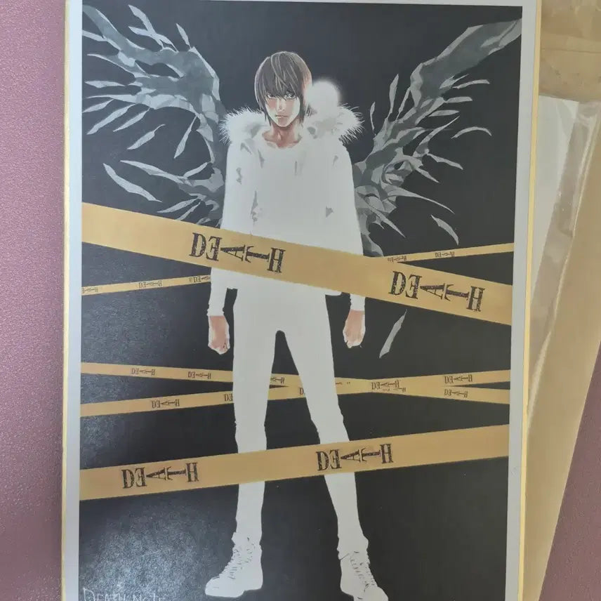 [BUNJANG] Death Note Original Exhibition Shikishi Vol. 2 Light Yagami / 데스노트 원화전 색지 2탄 야가미 라이토