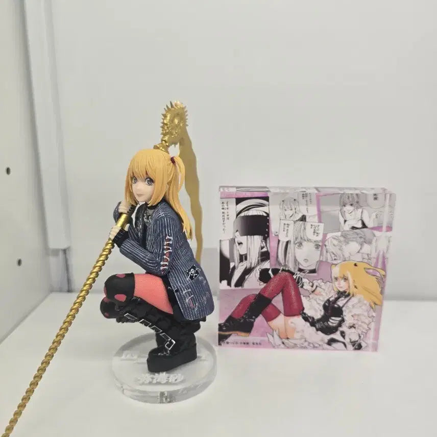 [BUNJANG] DMM Kuji Death Note A Prize Misa Amane Figure / DMM 쿠지 데스노트 A상 아마네 미사 피규어 (아크릴 블럭,발판 포함)