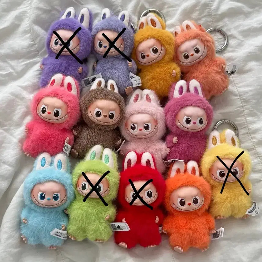 [BUNJANG] POP MART Secret Code Alphabet Mini Labubu Doll Keychain / 팝마트 내 마음속 비밀번호 알파벳 미니 라부부 인형키링