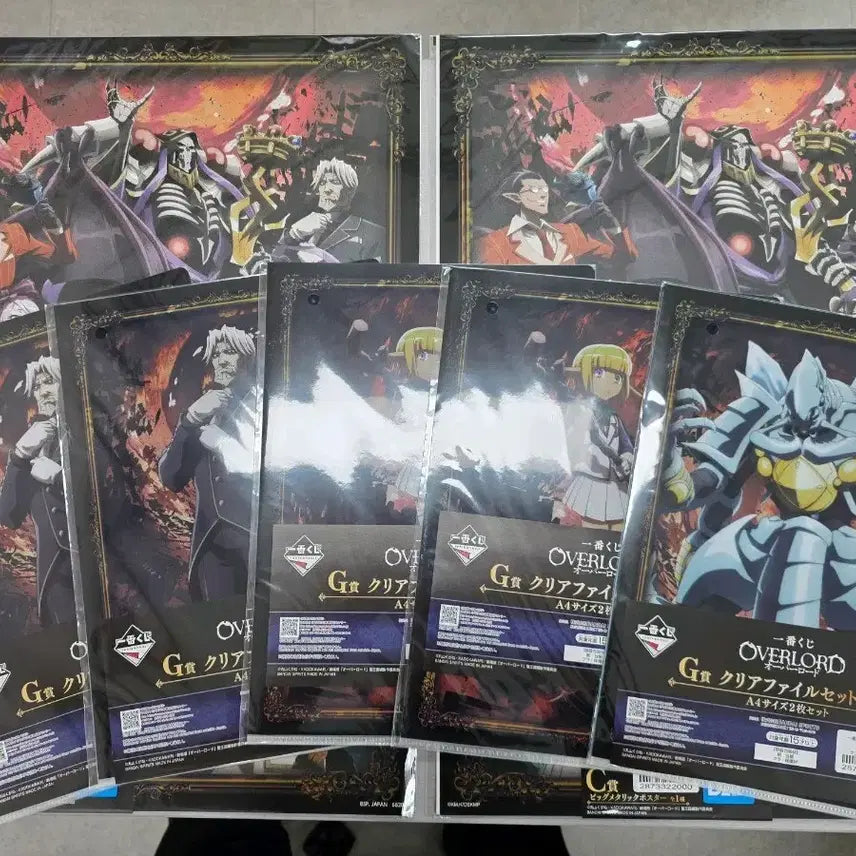 [BUNJANG] Overlord Ichiban Kuji C Prize &amp; G Prize Set (7 Types) Bundle / 오버로드 제일복권 C상 G상 세트 일괄