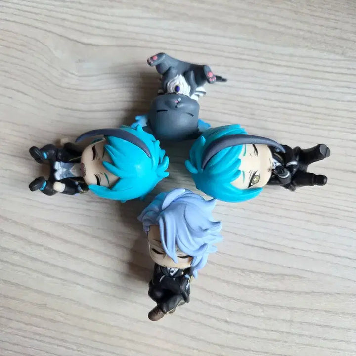 [BUNJANG] Twisted Wonderland Octavinelle Jade Floyd Azul Chibi Shoulder Buddy Bundle Set / (일괄) 트위스테 옥타비넬 그림 어깨쿵 제이드 플로이드 아즐