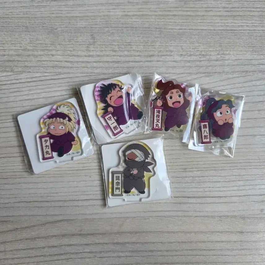 [BUNJANG] Nintama Mini Acrylic Standee Bundle Set - Four Ninja Zatto / (일괄) 닌타마 미니 아크릴 4닌 잣토