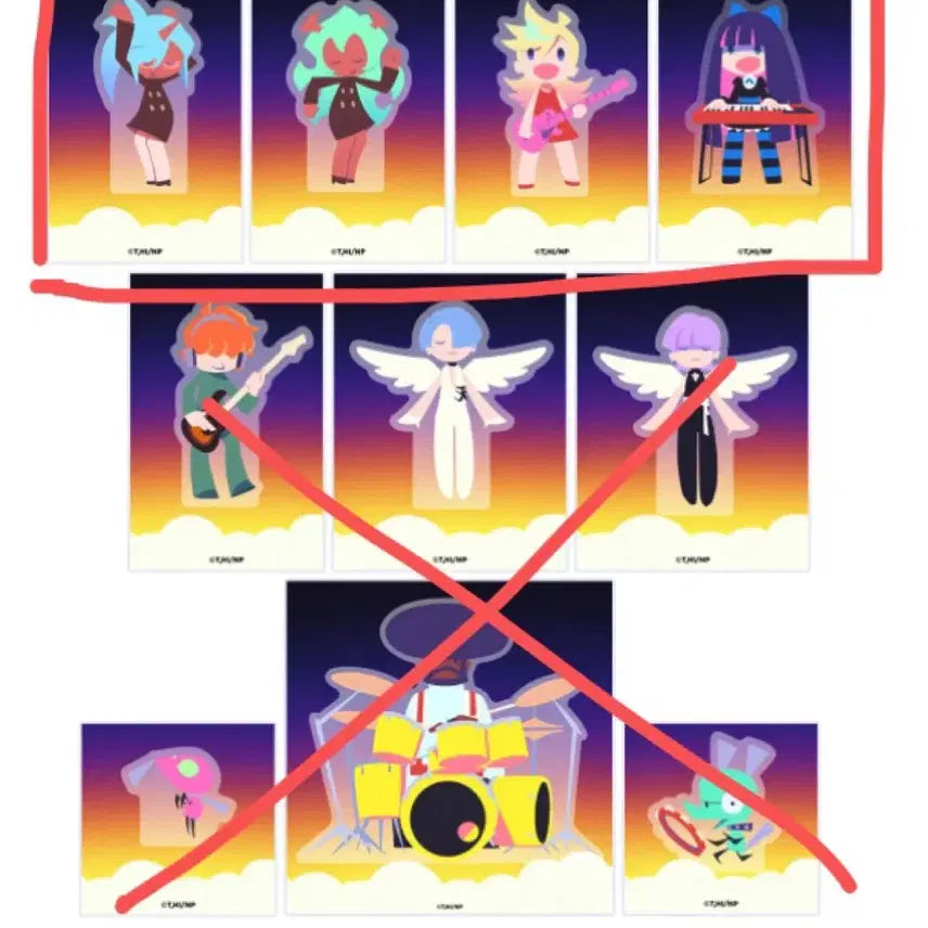 [BUNJANG] Pansy ED Acrylic Stand - Panty Stocking Scanty Knee-highs / 팬스가 ED 아크릴 스탠드 팬티 스타킹 스캔티 니삭스 미소녀 코롯토
