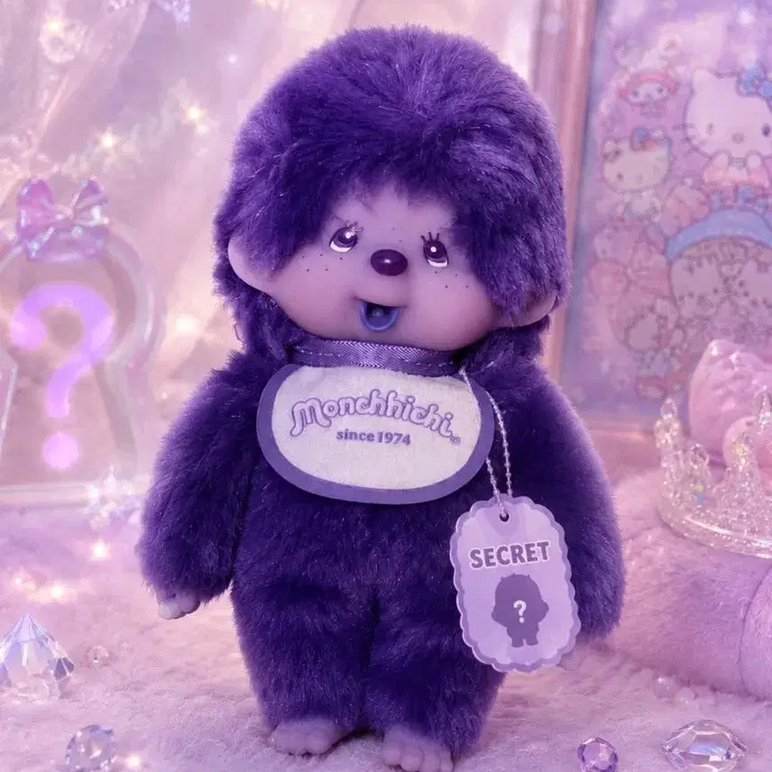 [BUNJANG] Monchhichi Colorful Fantasy Secret Purple Keyring / 몬치치 컬러풀 판타지 시크릿 퍼플 키링