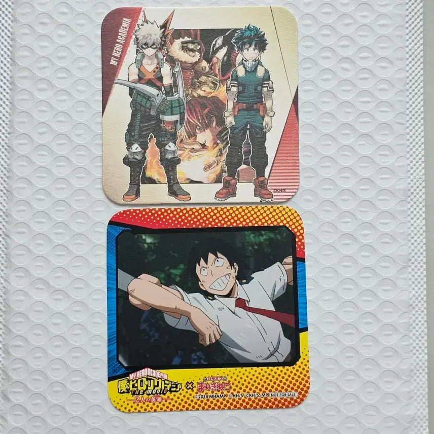 [BUNJANG] My Hero Academia "Naria" Original Art Collaboration Coaster Set - Bakugo, Midoriya, Todoroki, Sero / 히로아카 나히아 코스터 세트 바쿠고 미도리야 토도로키 세로