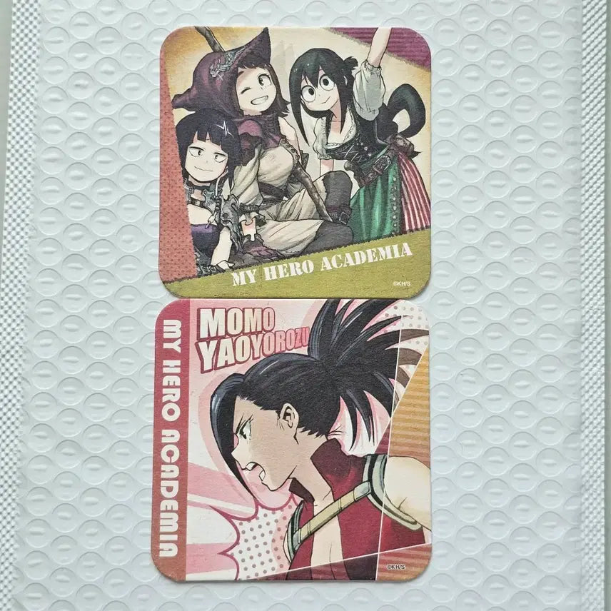 [BUNJANG] My Hero Academia Na.i.a Original Art Coaster Set / 히로아카 나히아 코스터 세트 우라라카 츠유 지로 모모 십걸