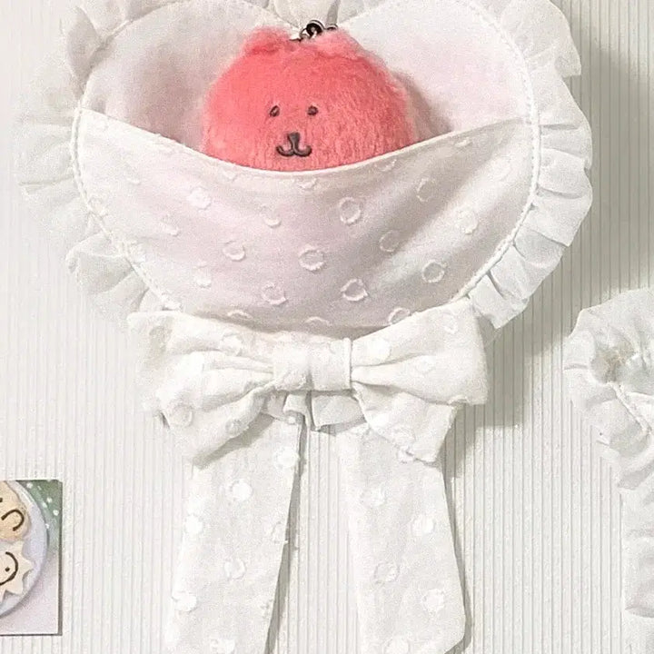 [BUNJANG] Ttobagi Village Ddoh Ddoh Wal Pocket Rosette Heart Accessory / 또바기마을 또또 월포켓 로제트 하트 판매합니다.
