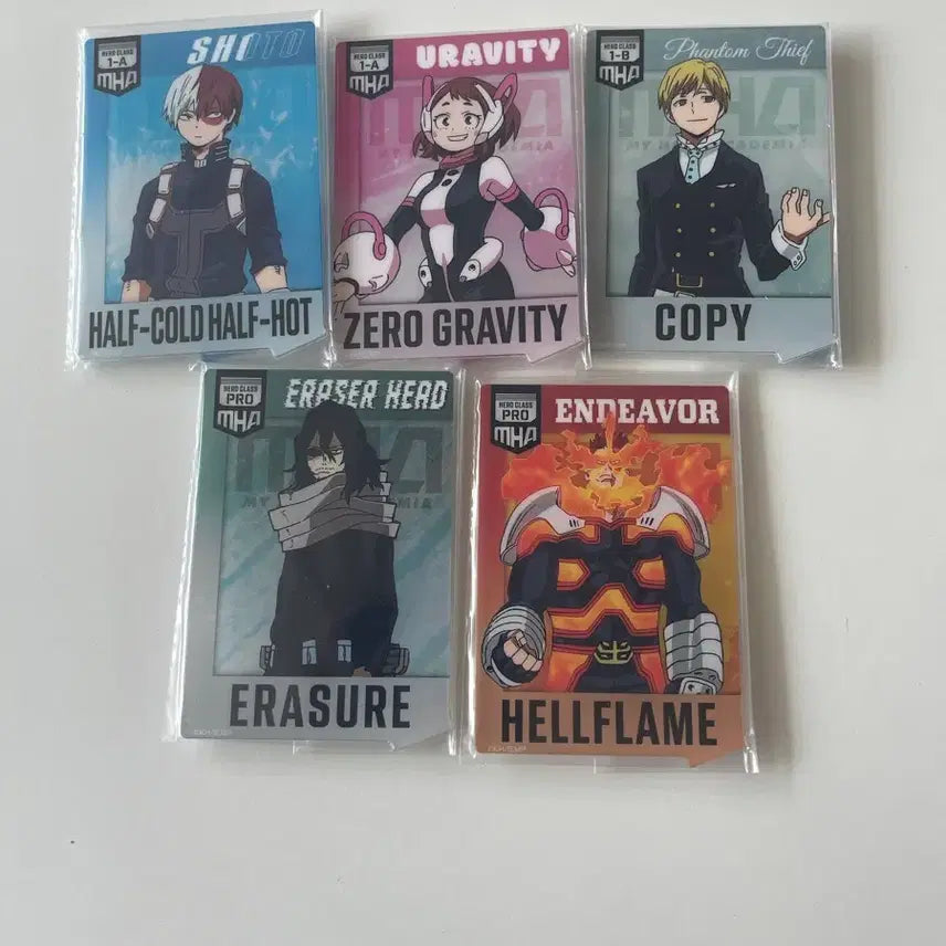 [BUNJANG] Ichibankuji My Hero Academia F Prize Todoroki/Uraraka/Monoma/Aizawa/Endeavor 5-Piece Bundle Set / 나히아 이치장쿠지 F상 쇼토/우라라카/모노마/아이자와/엔데버 5종 일괄