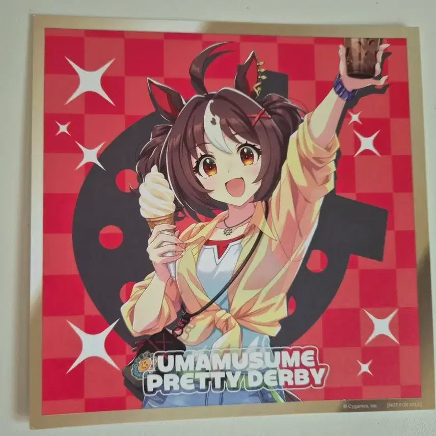 [BUNJANG] Uma Musume Collaboration Cafe Special Art Card Gran Allegria / 우마무스메 콜라보 카페 특전 색지 그란 알레그리아