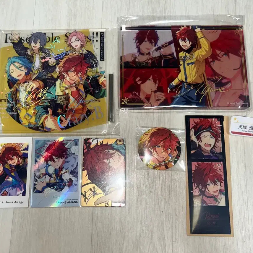 [BUNJANG] Ensemble Stars Ritsu Akane Lucky Draw Photocard, Event Collection Can Badge, Trip Photocard, Polaroids / 앙스타 린네 아크릴 파샷츠 이베코레 캔뱃지 트립 포카 폴라
