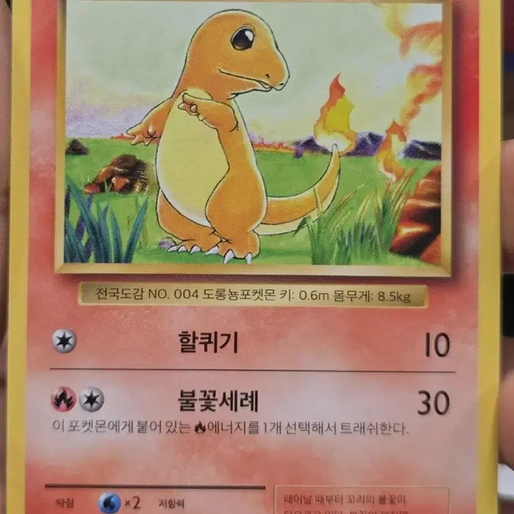 [BUNJANG] Pokemon Charmander Card / (포켓몬) 파이리 카드