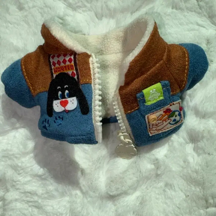 [BUNJANG] Do-You Reversible Blue 15cm Cotton Doll Clothes / 두유 리버시블 블루 15cm 솜인형 옷장