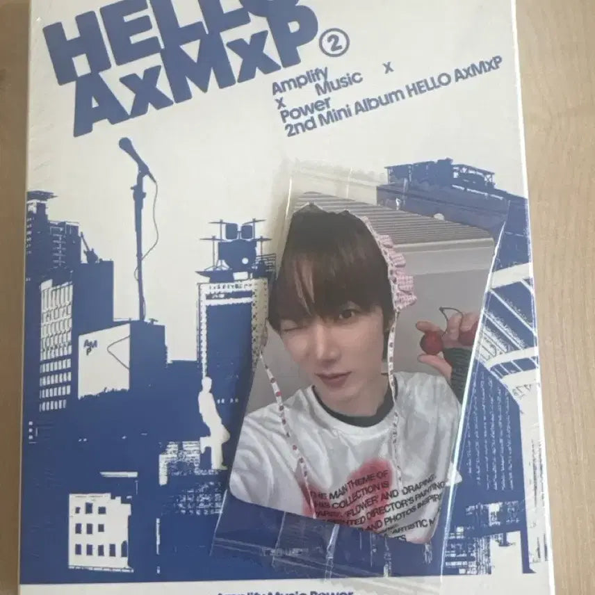 [BUNJANG] AxMxP Mini Album Vol. 2 HELLO (Sealed) + Photocard (Ha Yujun) / AxMxP 에이엠피 앨범+포카(미개봉)
