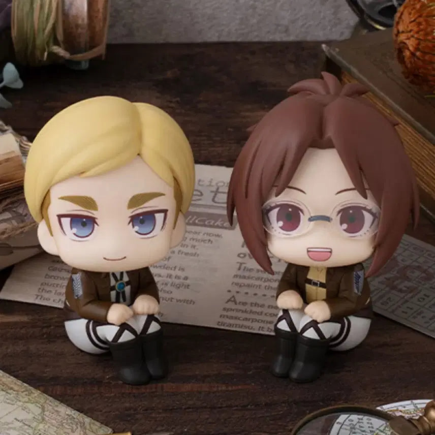[BUNJANG] Attack on Titan Look Up Figure Erwin Hanji (Sealed, POB Included) / (미개봉,특전O)진격의거인 룩업 피규어 엘빈 한지