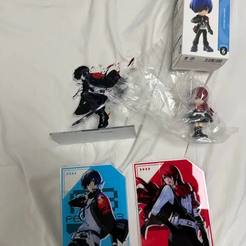 [BUNJANG] Persona 3 Reload Acrylic Stand Set with Figures / 페르소나 3 리로드 아크릴 스탠드 개 + 피규어3