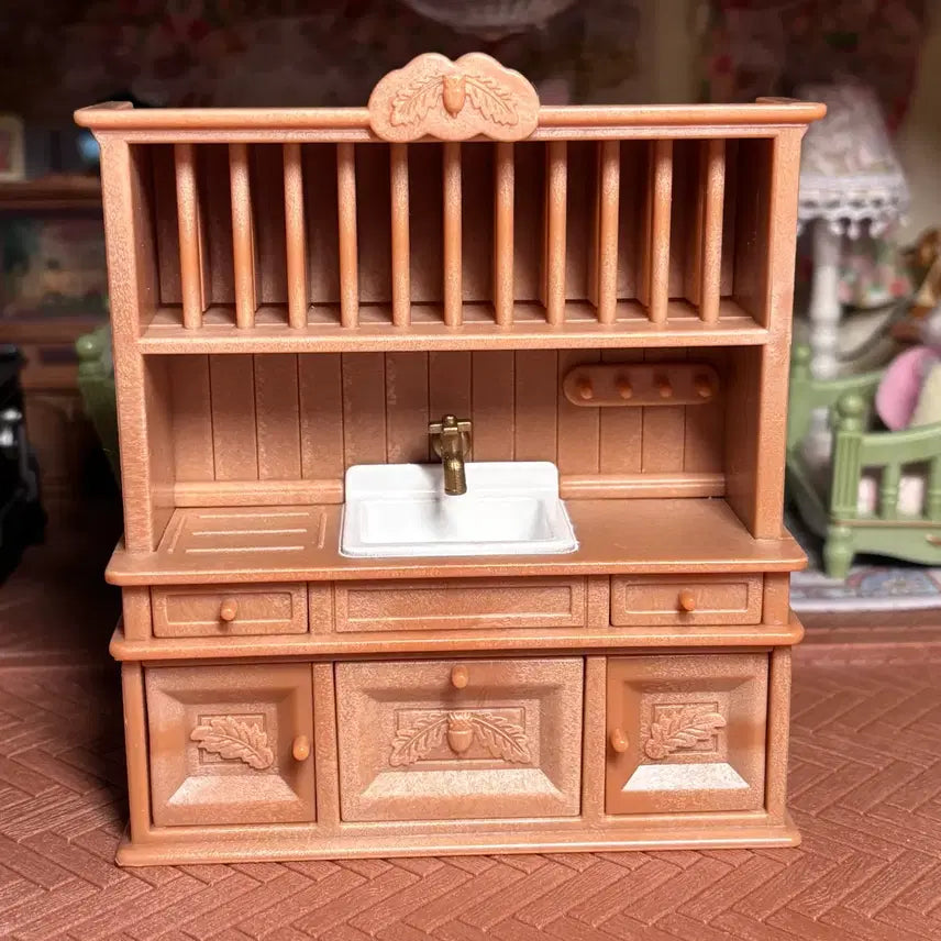 [BUNJANG] Sylvanian Families Old Collection Sink / 실바니안 올드 접시장 싱크대