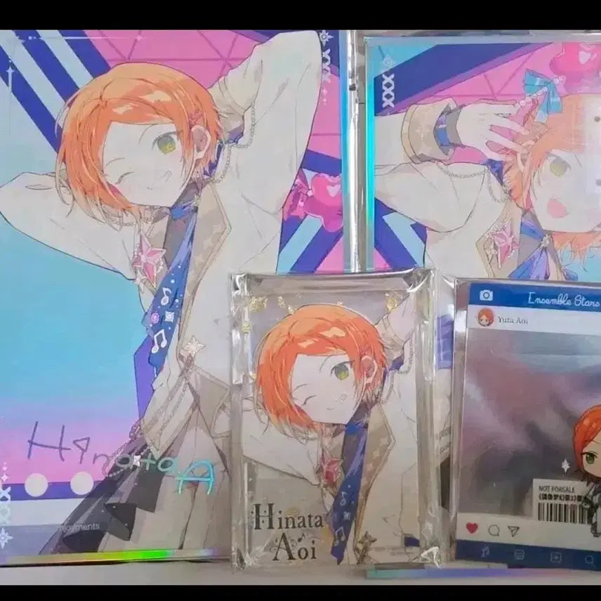 [BUNJANG] Ensemble Stars! MoFun Popup Bundle Set Acrylic Hinata Yuuta Card Shikishi / (일괄) 앙스타 앙상블스타즈 모펀 팝업 16만원 특전 아크릴 히나타 유우타 카드 색지