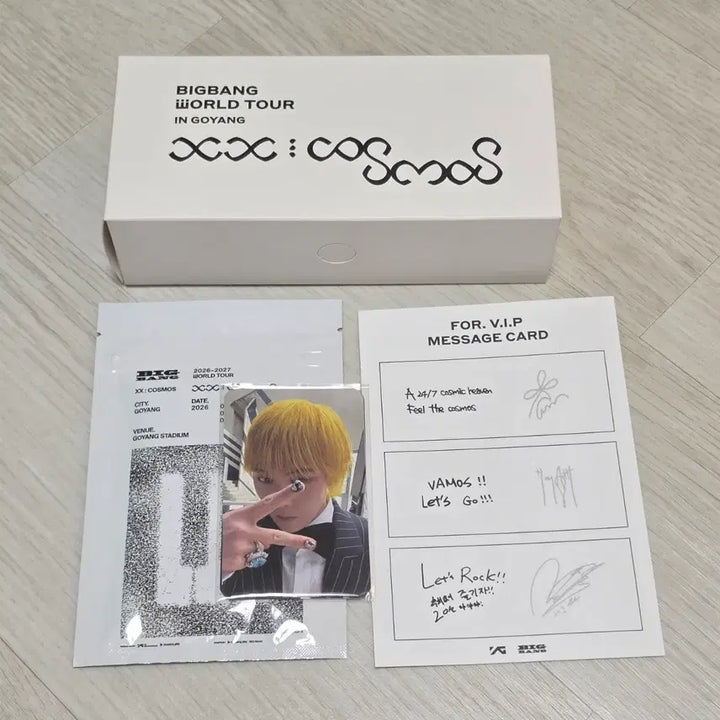 [BUNJANG] BIGBANG Goyang Concert Membership POB Bundle Set Photocard, Umbrella, Cooling Sheet, Message Card / (미개봉) 빅뱅 고양 콘서트 멤버쉽 특전
