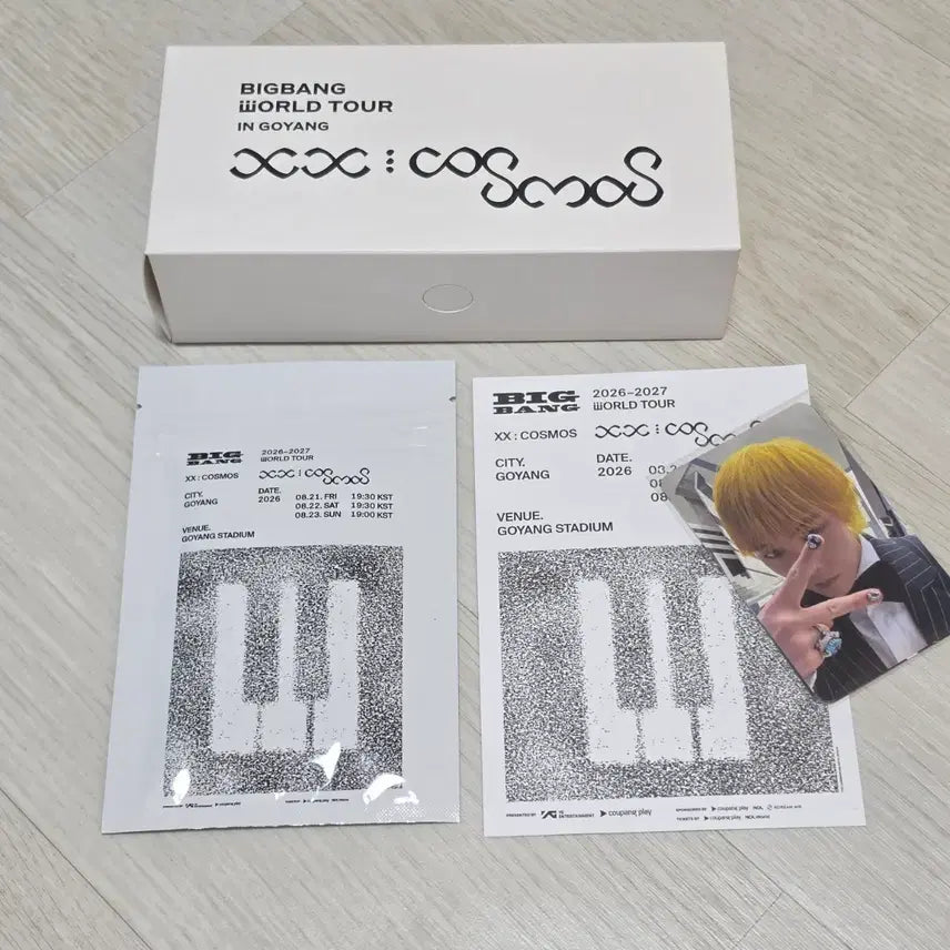 [BUNJANG] BIGBANG Goyang Concert Membership POB Bundle Set Photocard, Umbrella, Cooling Sheet, Message Card / (미개봉) 빅뱅 고양 콘서트 멤버쉽 특전