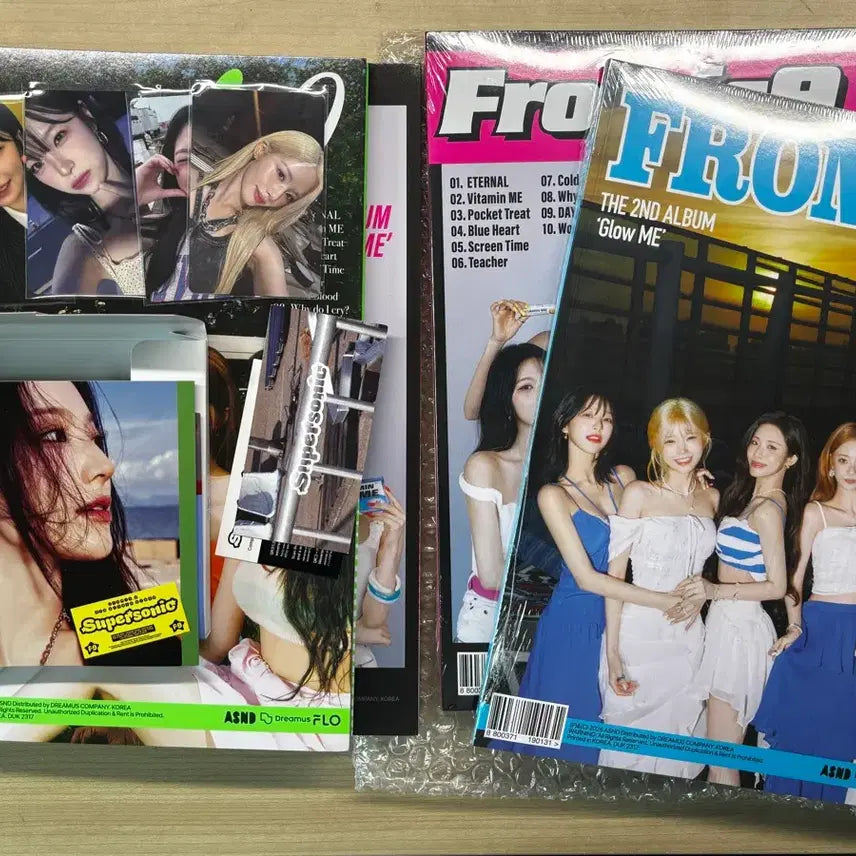 [BUNJANG] fromis_9 Vitamin Me Photobook Version &amp; Supernova Album Photocard Bundle Set / 프로미스나인 비타민미 포토북버전 앨범 슈퍼소닉 앨범 포카 일괄 판매