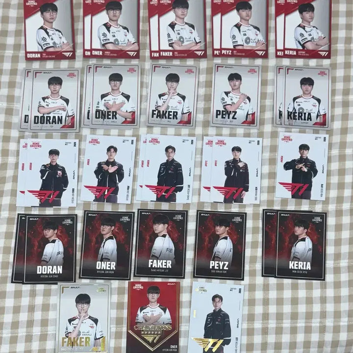 [BUNJANG] T1 HG BAULT Card Bundle Set - Faker, Doran, Oner, Keria, Pyosik / [일괄 100장] T1 HG BAULT CARD 티원 홈그 볼트 페이커 도란 오너 케리아 페이즈 톰 카드