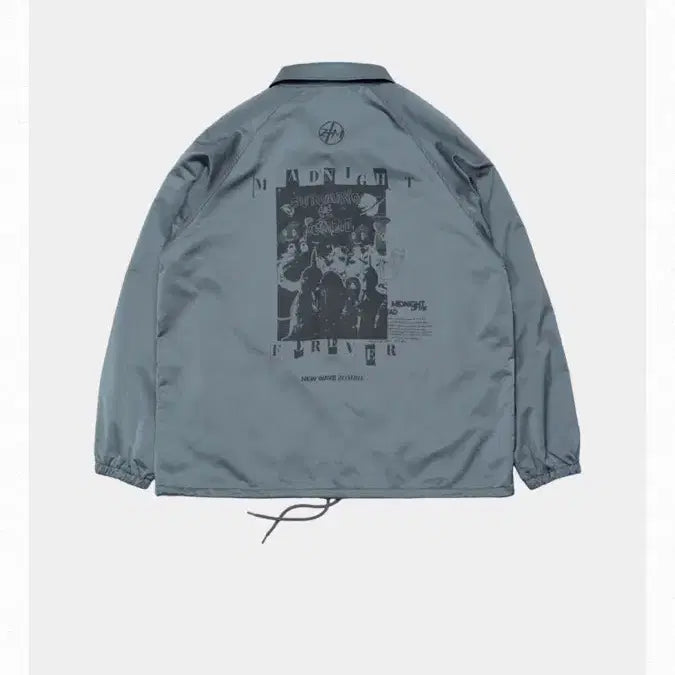 [BUNJANG] Zutto Mayoi MADNIGHT Coach Jacket (Ice Gray) XL / 즛토마요 MADNIGHT Coach Jacket (Ice Gray) XL