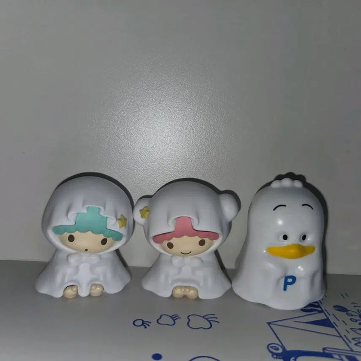 [BUNJANG] Sanrio Halloween Obake Ghost Play Gacha Figures Set / (일괄) 산리오 할로윈 으스스 오바케 유령놀이 3 가챠 피규어 키키 라라 페클