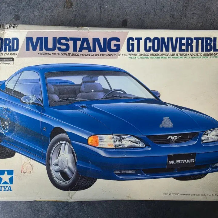 [BUNJANG] Tamiya 1/24 Ford Mustang GT Convertible Plastic Model Kit / 타미야 1/24 포드 머스탱 GT 컨버터블 프라모델