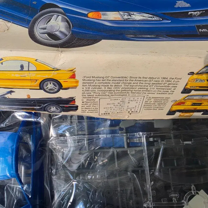 [BUNJANG] Tamiya 1/24 Ford Mustang GT Convertible Plastic Model Kit / 타미야 1/24 포드 머스탱 GT 컨버터블 프라모델