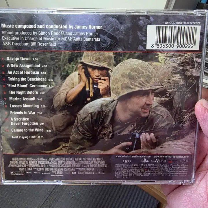 [BUNJANG] Windtalkers Original Soundtrack CD / 위드토커 니콜라스케이지 주연 영화음악 ost