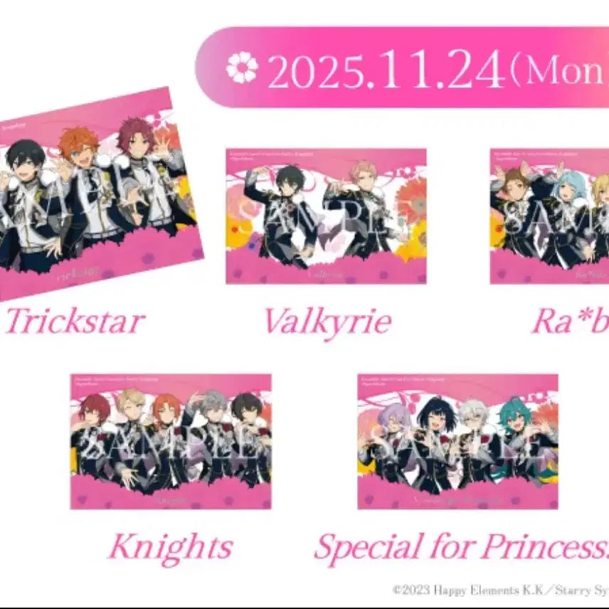 [BUNJANG] Ensemble Stars! Star Pony Postcard POB Trickstar Knights Valkyrie Ra*bits ESPRI / 앙스타 스타포니 엽서 특전 트릭스타 나이츠 발키리 라빗츠 에스프리