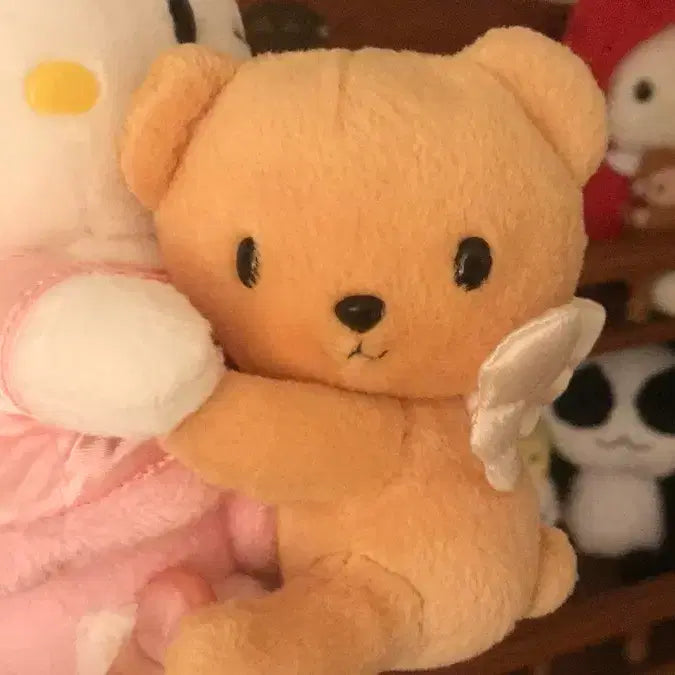 [BUNJANG] Sanrio 1999 Rare Classic Kitty Angel Bear Doll / 초레어! 일본 1999 고전 키티 타이니참 산리오 곰돌이 엔젤 천사 인형