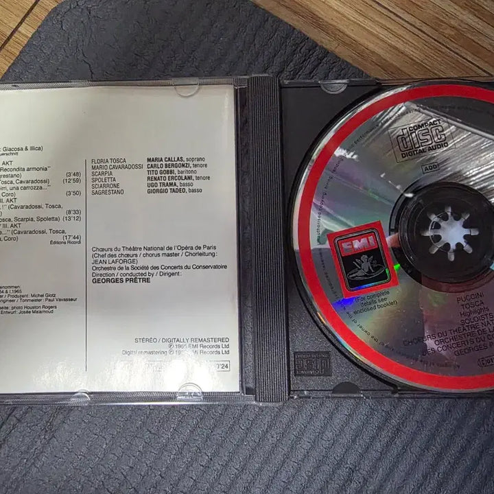 [BUNJANG] Puccini Tosca Highlights CD Maria Callas / 푸치니 토스카 하이라이트 CD 마리아 칼라스 주연