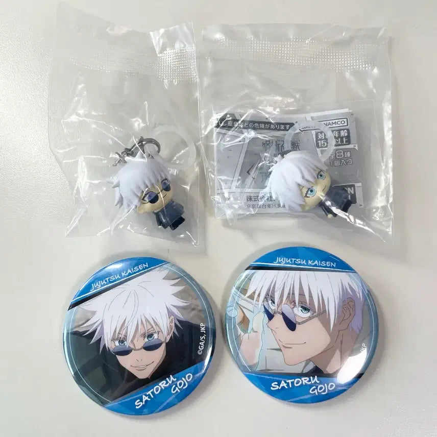 [BUNJANG] Jujutsu Kaisen 5th Anniversary Gojo Meruchishii &amp; Can Badge Set / 주술회전 5주년 고죠 메지루시 및 캔뱃지