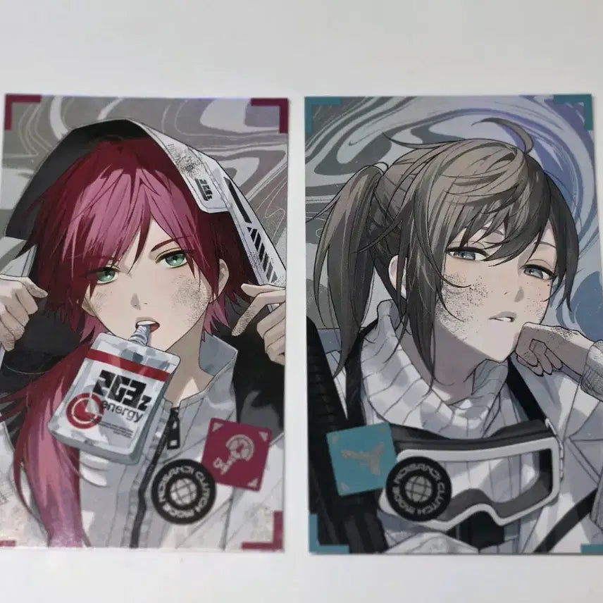 [BUNJANG] Nijisanji Lauren Kanae Clutch Mode Rare Cheki Bundle Set / 니지산지 로렌 카나에 클러치모드 레어 체키 일괄