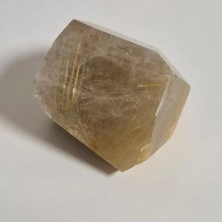 [BUNJANG] Golden Rutile Quartz Natural Stone Gold Freeform - Interior Feng Shui Object / 골든루틸 쿼츠 천연 원석 금침수정 광물 골드 프리폼 인테리어 풍수 오브제