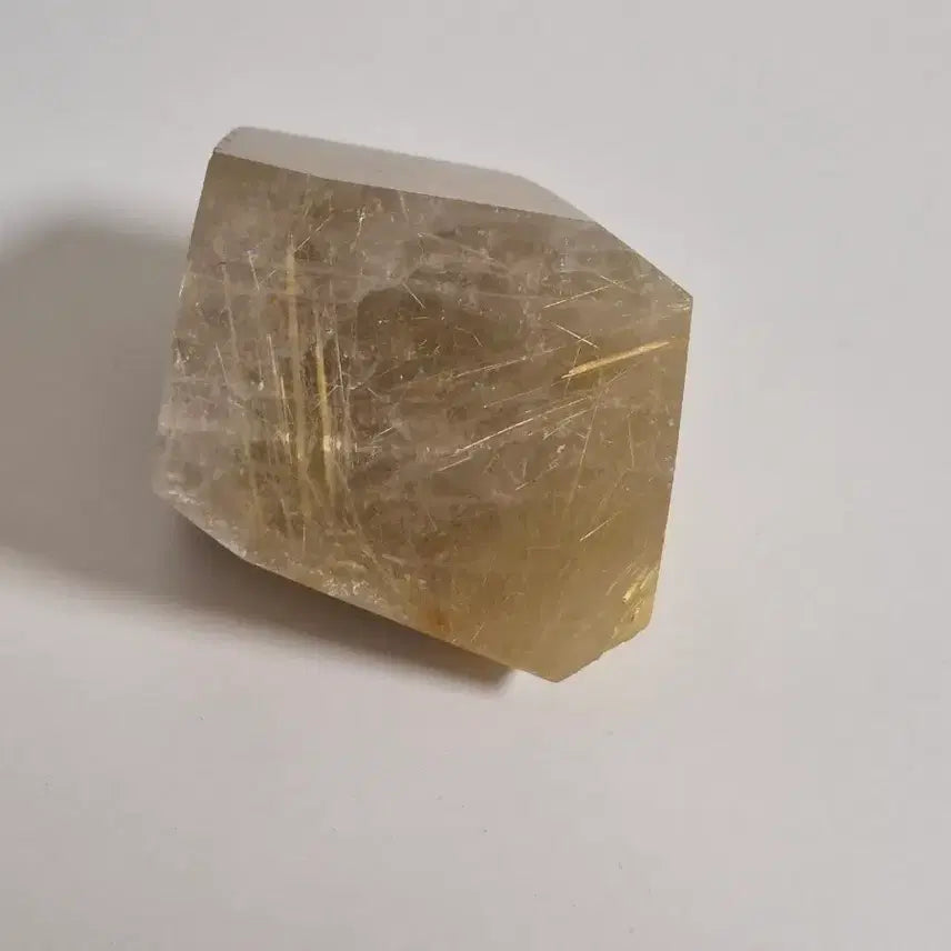 [BUNJANG] Golden Rutile Quartz Natural Stone Gold Freeform - Interior Feng Shui Object / 골든루틸 쿼츠 천연 원석 금침수정 광물 골드 프리폼 인테리어 풍수 오브제