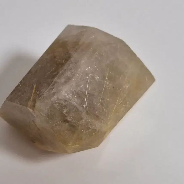 [BUNJANG] Golden Rutile Quartz Natural Stone Gold Freeform - Interior Feng Shui Object / 골든루틸 쿼츠 천연 원석 금침수정 광물 골드 프리폼 인테리어 풍수 오브제