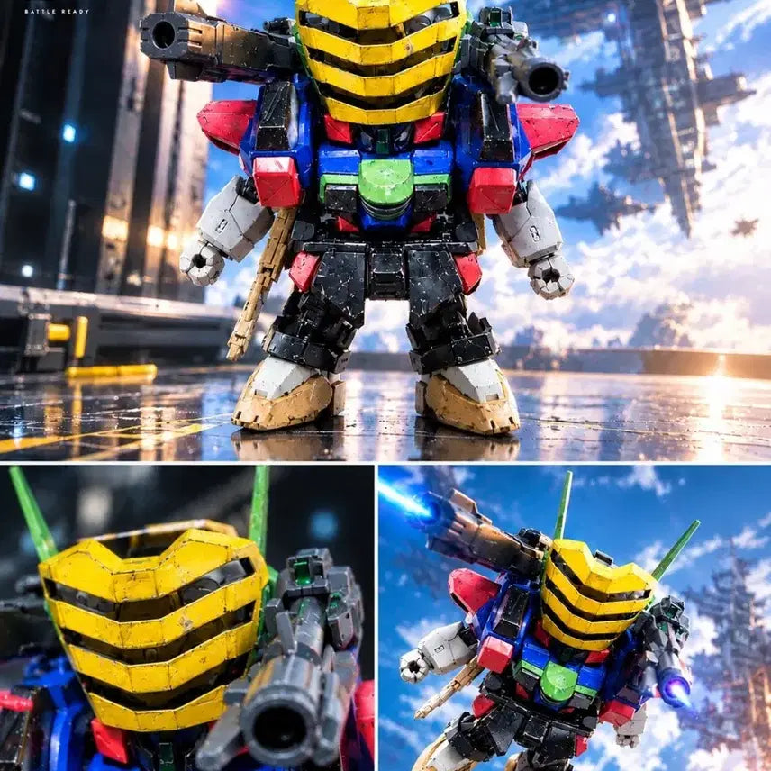 [BUNJANG] SD Gundam Verde Buster Custom Painted Completed Model / SD 건담 베르데버스터 커스텀 도색 완성품 판매