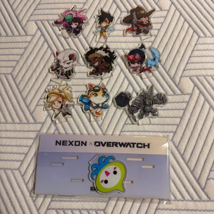 [BUNJANG] Overwatch Day Diorama Acrylic Standing Figure Set / 오버워치데이 디오라마 아크릴 스탠딩 전종