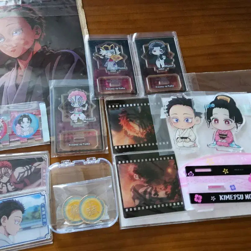 [BUNJANG] Demon Slayer Akaza Douma Muzan Bundle Set / 귀멸의칼날 아카자 도우마 무잔 굿즈 일괄 판매