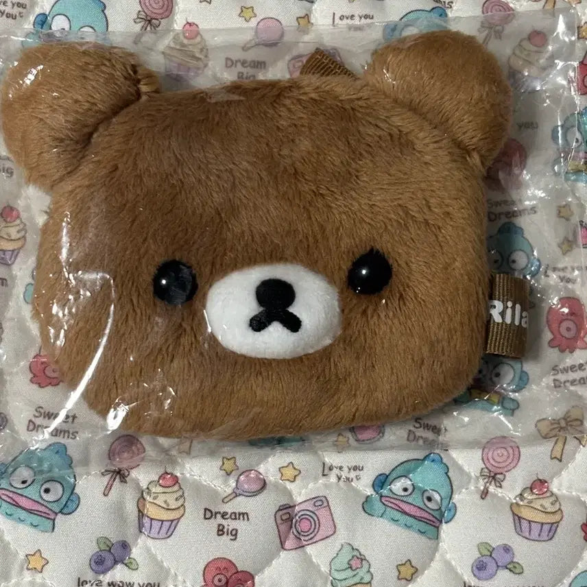 [BUNJANG] San-X Koguma Full-Fluffy Pouch / 산엑스 코구마 복실복실 파우치