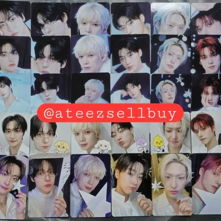 [BUNJANG] ATEEZ ANITEEZ Deja Vu Trading Card Set / 에이티즈 ATEEZ ANITEEZ IN Deja Vu Trading Card pc set 애니티즈 트레카 세트 양도