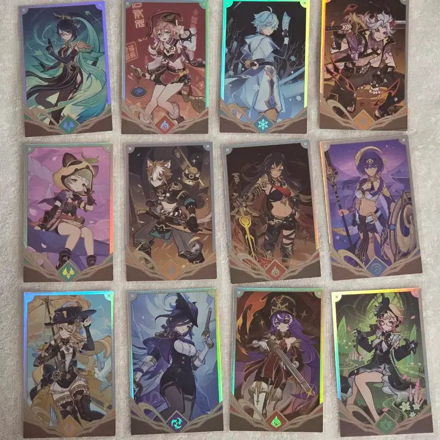 [BUNJANG] Genshin Impact Cafe Ilsungso 24 Card Bundle Set / 원신 카페 일성소 24장 일괄