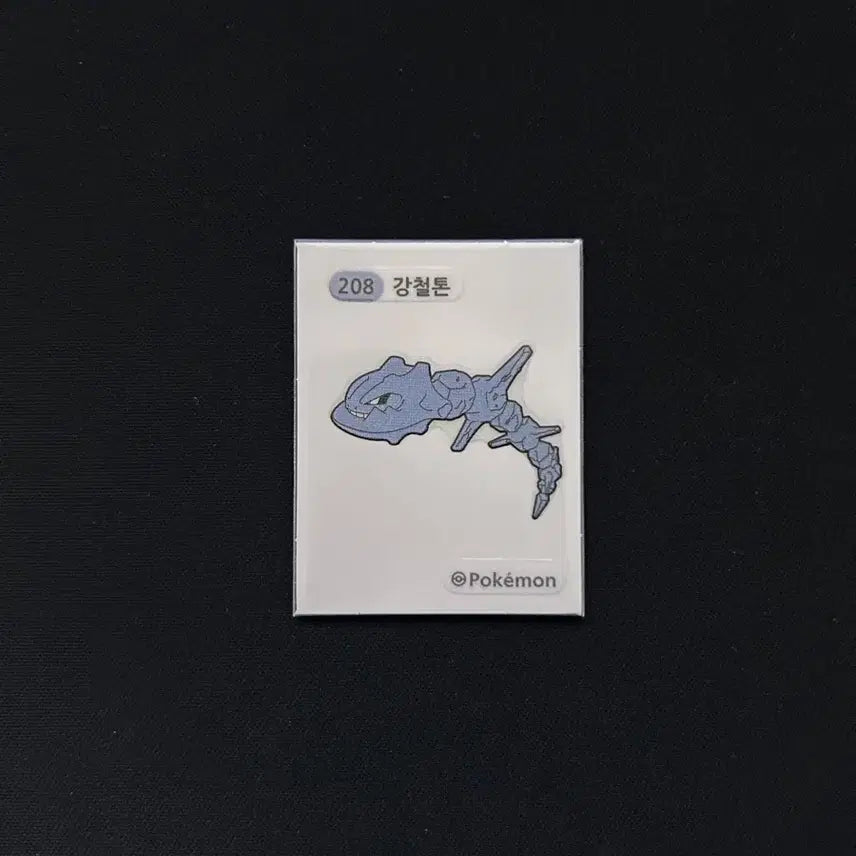 [BUNJANG] Pokemon 3-Digit Seal 208 Iron-thorns / 2022년 포켓몬 3자리 띠부씰 208 강철톤 판매합니다