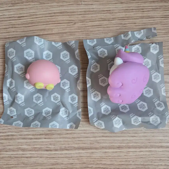 [BUNJANG] EXO D.O. Lay "Mungchiz" Pigui + Bob Figures Bundle Set / (일괄) 엑소 디오 레이 뭉치즈 핑귀니 밥 피규어 도경수 경수