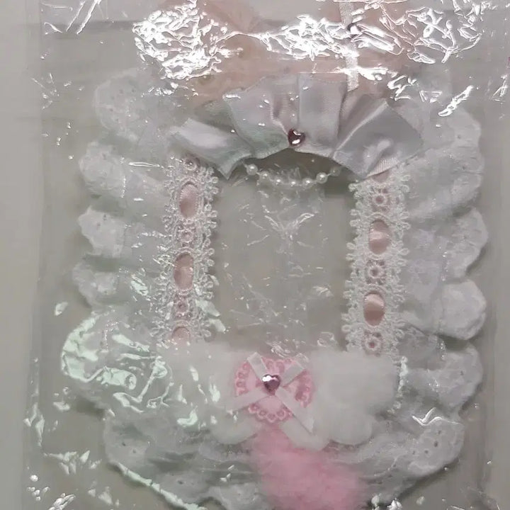 [BUNJANG] Rabbit Lace Top Loader Photocard Holder / 포카홀더 토끼 레이스 탑꾸 탑로더