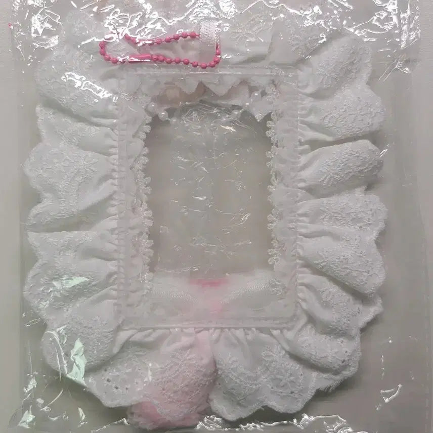 [BUNJANG] Rabbit Lace Top Loader Photocard Holder / 포카홀더 토끼 레이스 탑꾸 탑로더