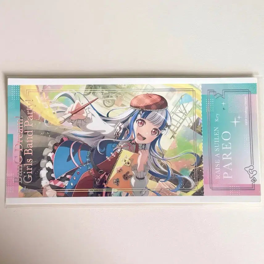 [BUNJANG] Bang Dream Pareo Ticket-Style Sticker / 뱅드림 파레오 티켓풍 스티커 판매 라스